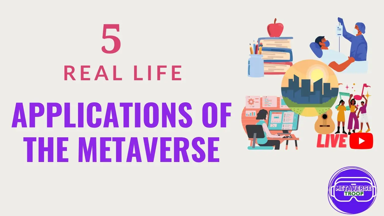 Applications of the metaverse